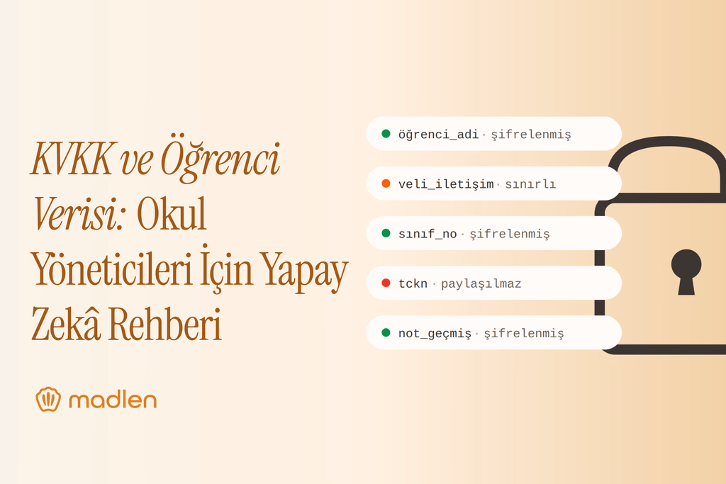 KVKK ve Öğrenci Verisi: Okul Yöneticileri İçin Yapay Zekâ Rehberi