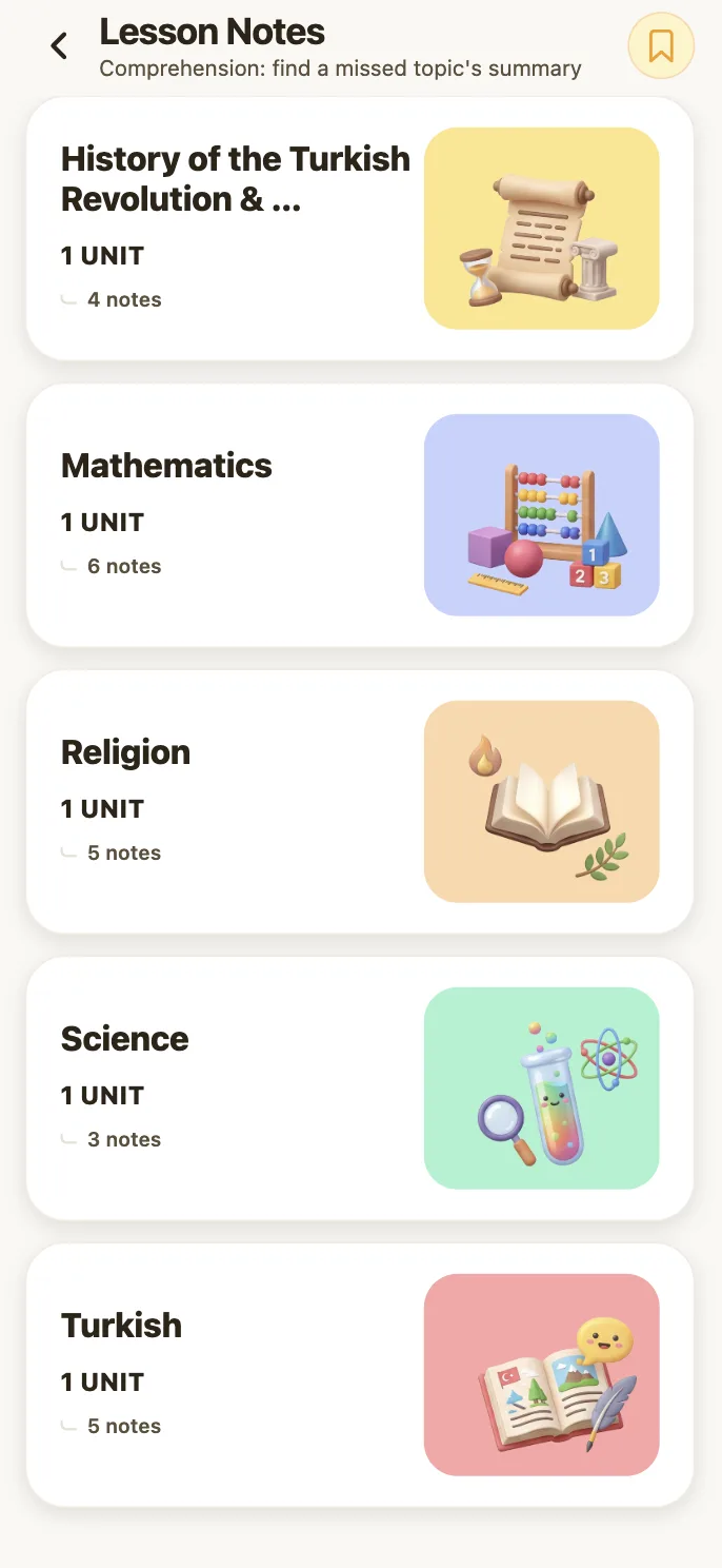 Lesson Notes